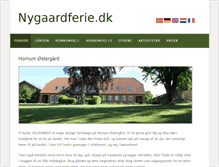 Tablet Screenshot of nygaardferie.dk